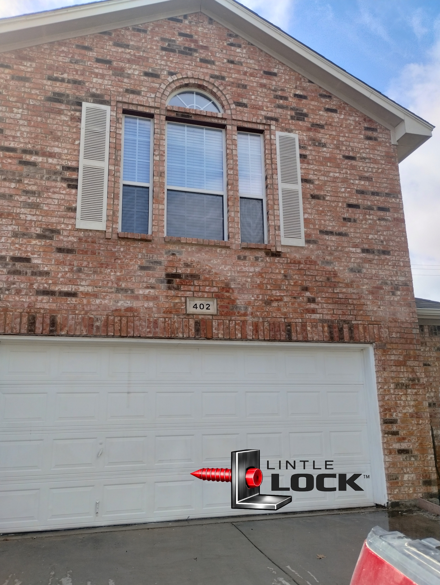 After: LintelLOCK installed