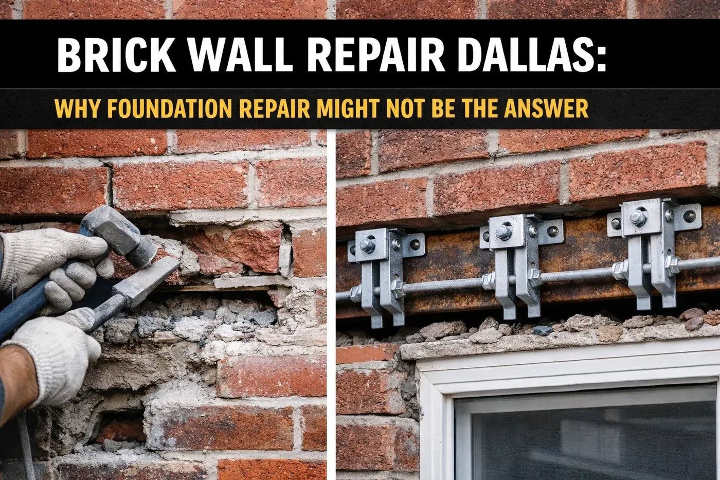 Brick repair in Texas by Champion Brick Repair