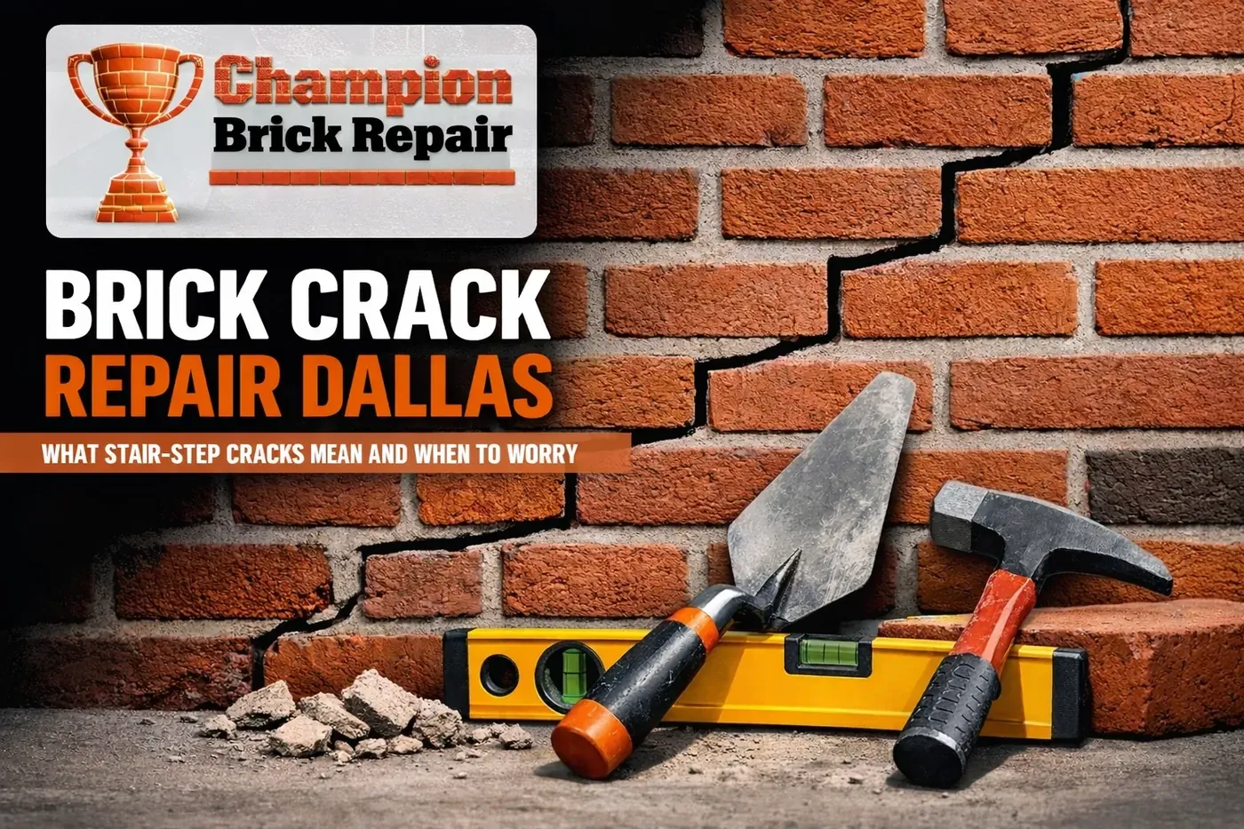 Brick repair in Texas by Champion Brick Repair