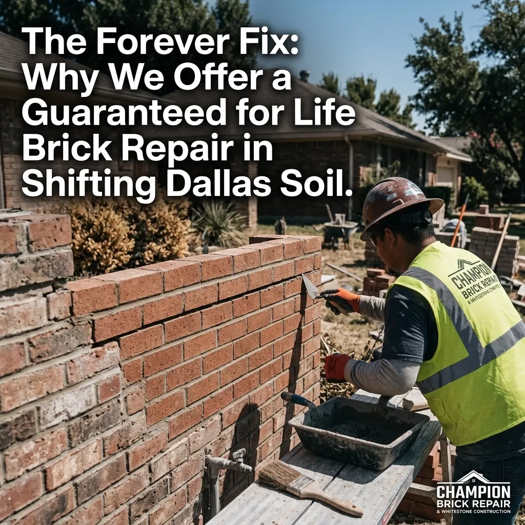 Brick repair in Texas by Champion Brick Repair