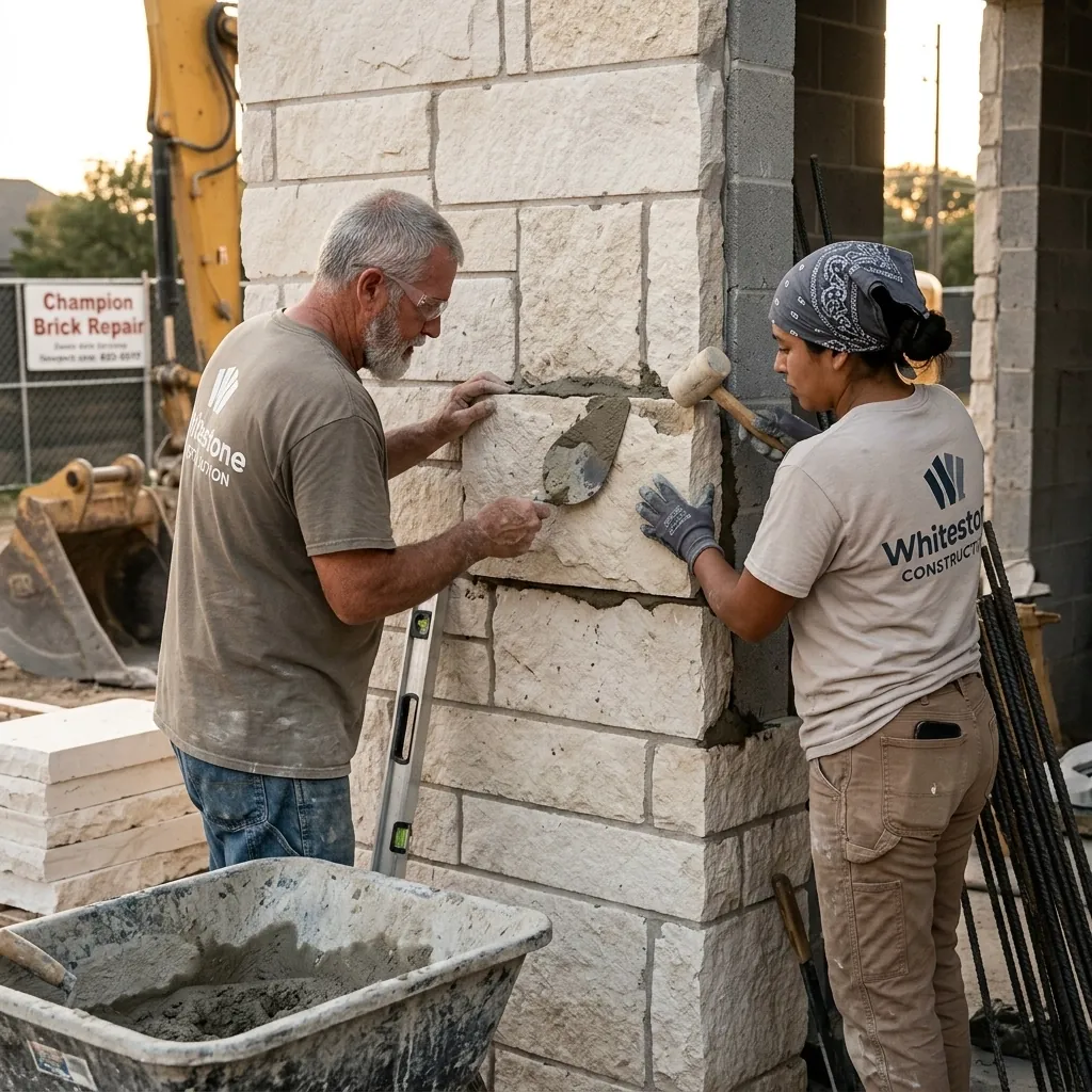 Brick repair in Texas by Champion Brick Repair