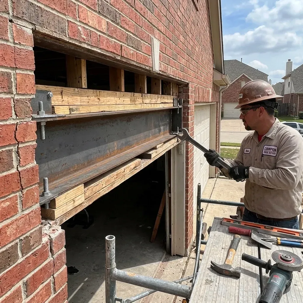 Brick repair in Texas by Champion Brick Repair