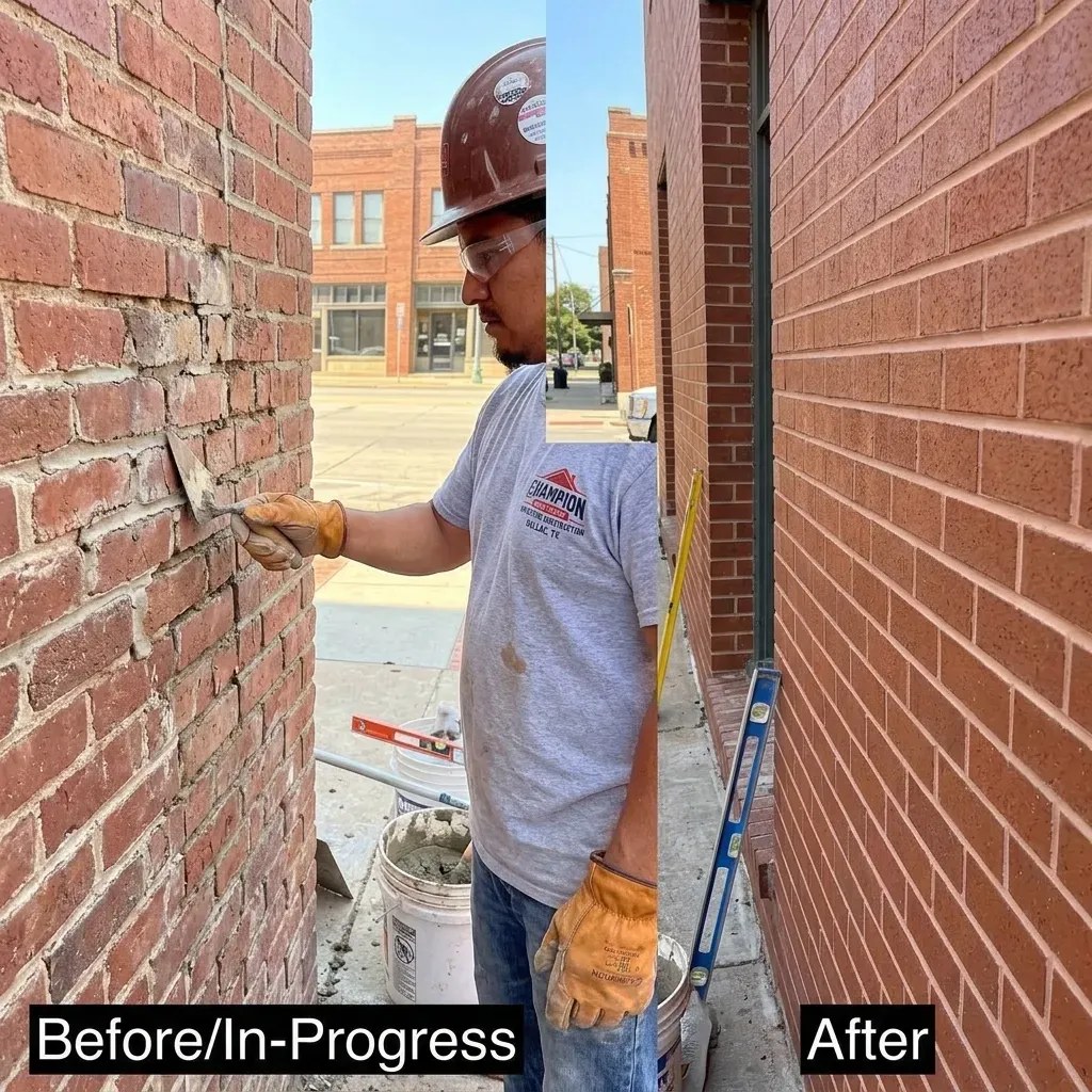 Brick repair in Texas by Champion Brick Repair
