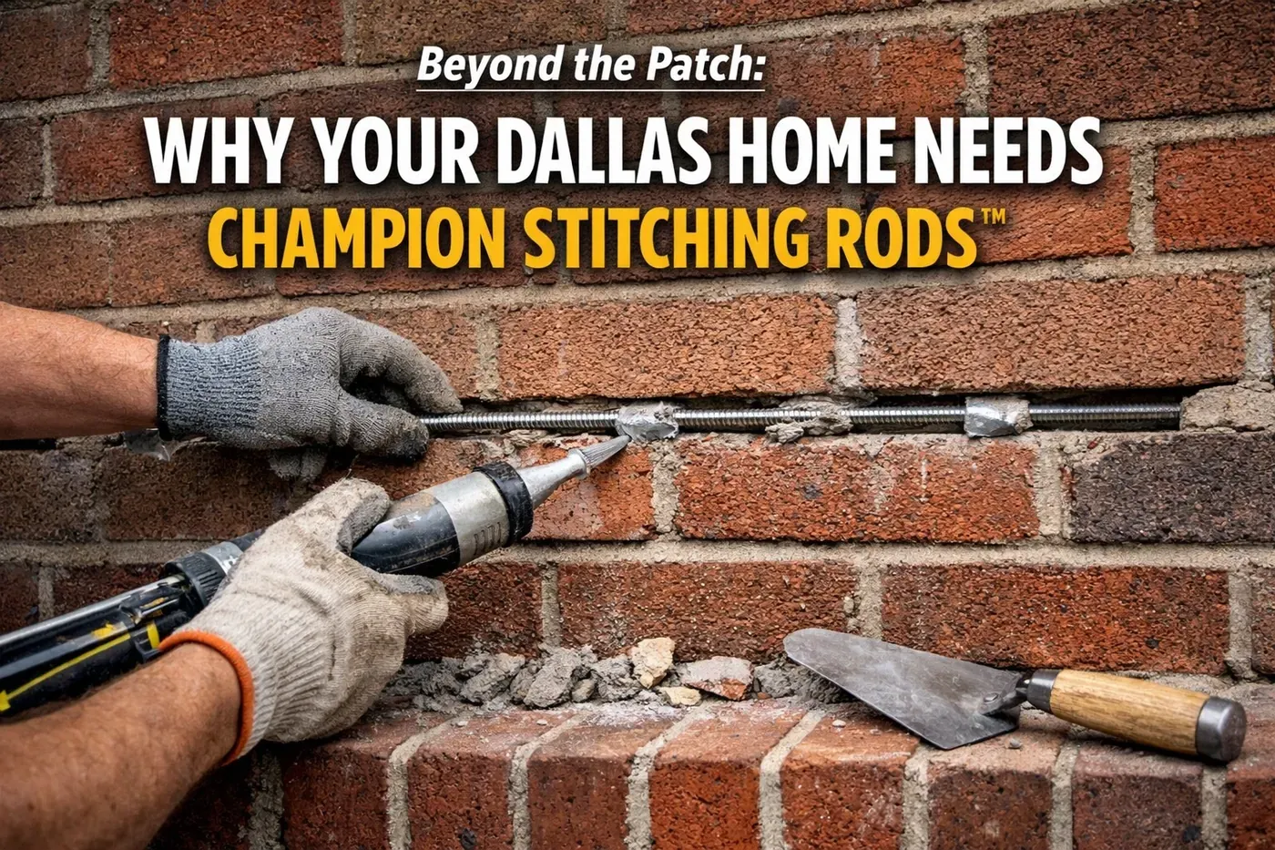Brick repair in Texas by Champion Brick Repair