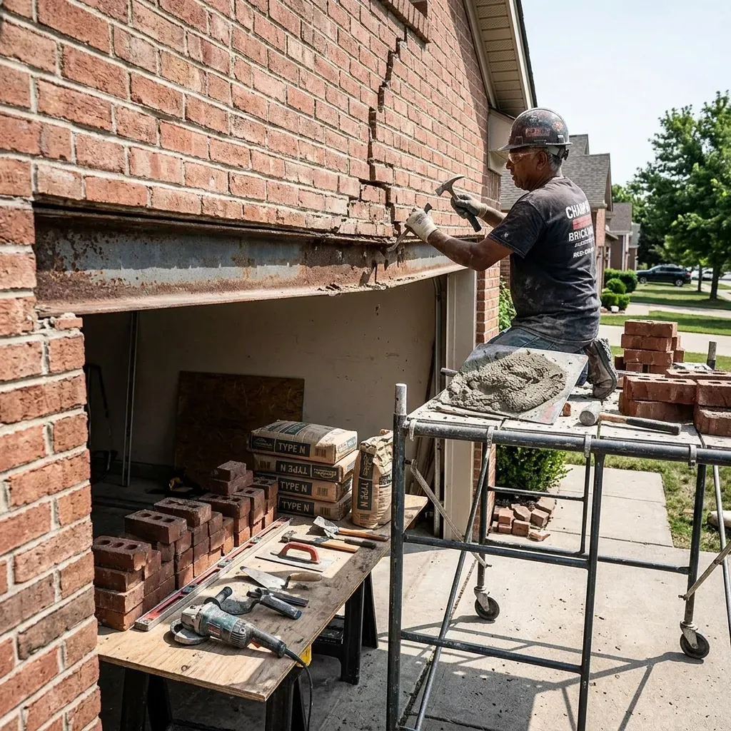 Brick repair in Texas by Champion Brick Repair