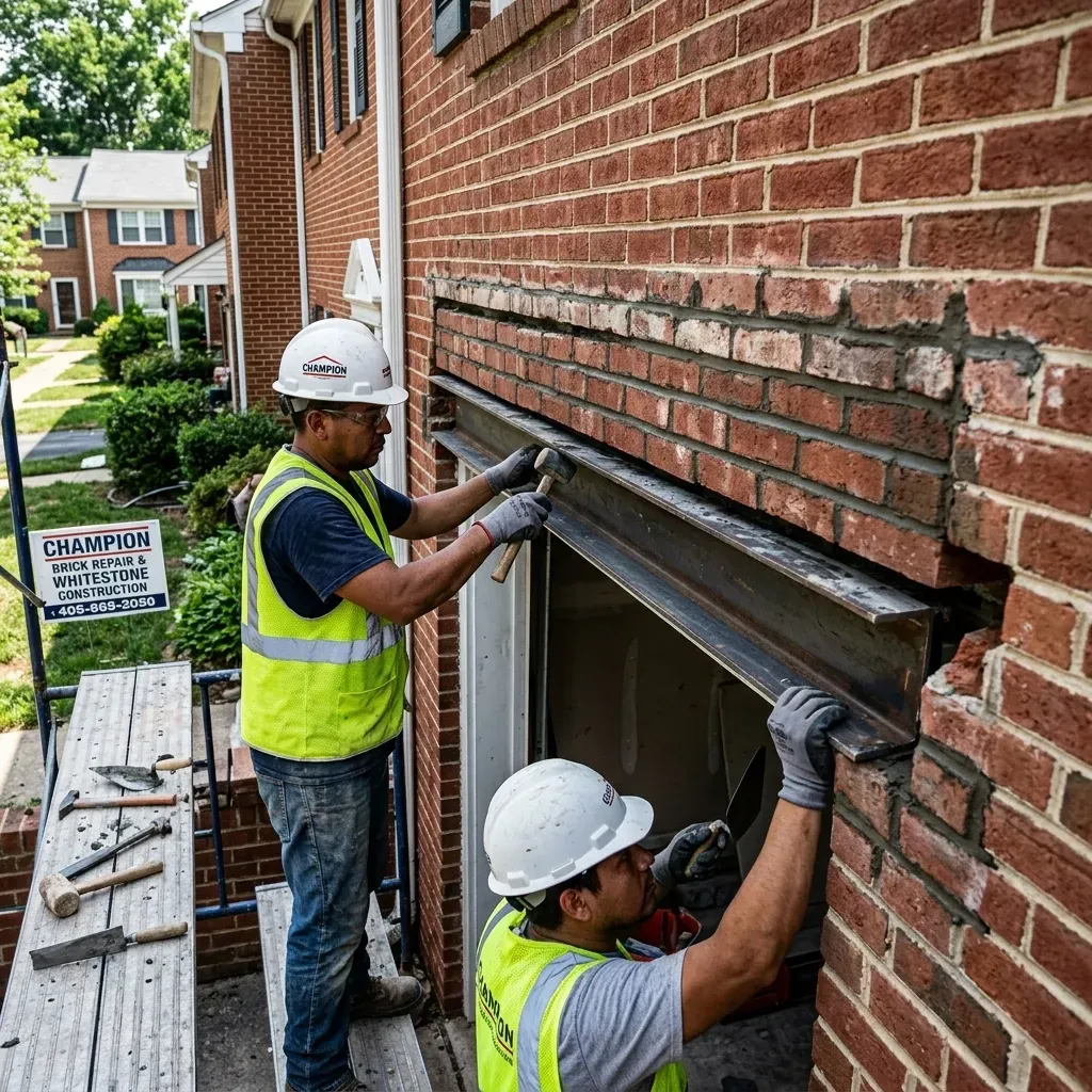 Brick repair in Texas by Champion Brick Repair