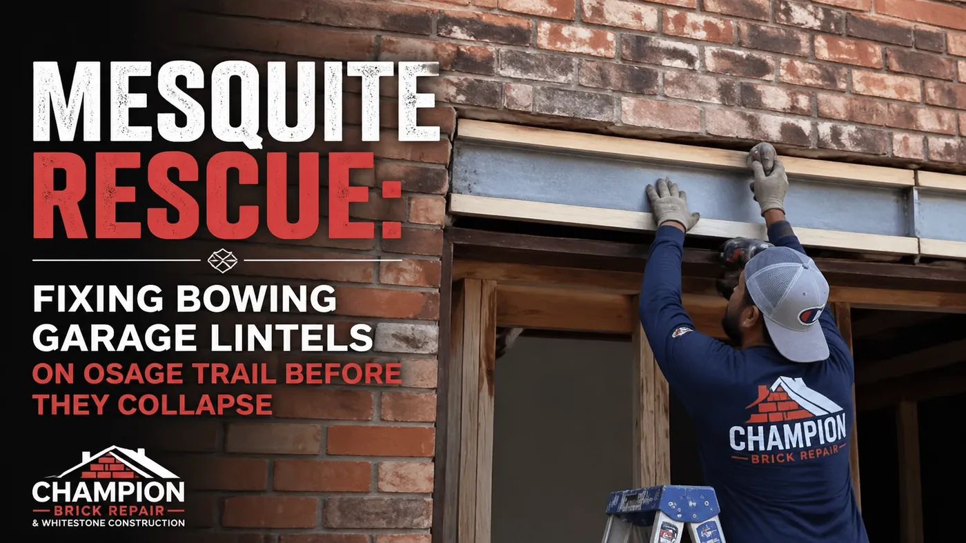 Brick repair in Texas by Champion Brick Repair