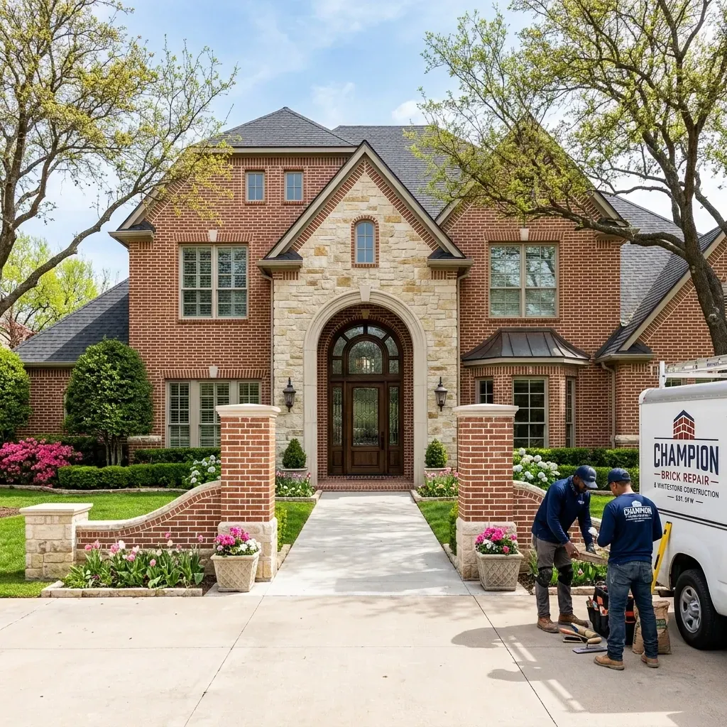 Brick repair in Texas by Champion Brick Repair