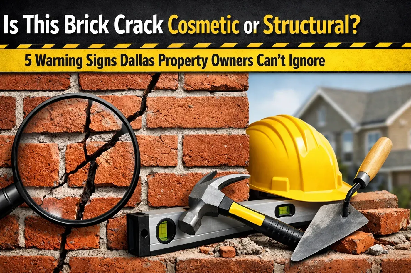 Brick repair in Texas by Champion Brick Repair