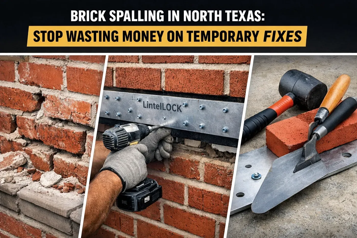 Brick repair in Texas by Champion Brick Repair