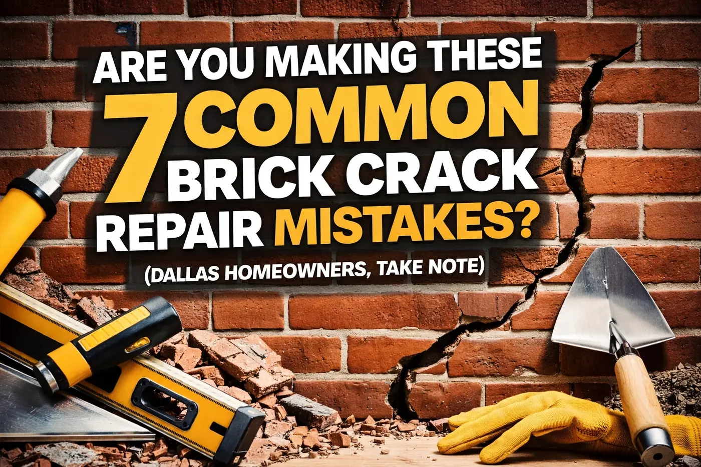 Brick repair in Texas by Champion Brick Repair