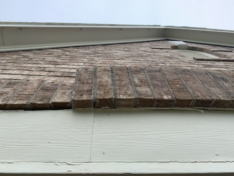 Sagging garage lintel repair