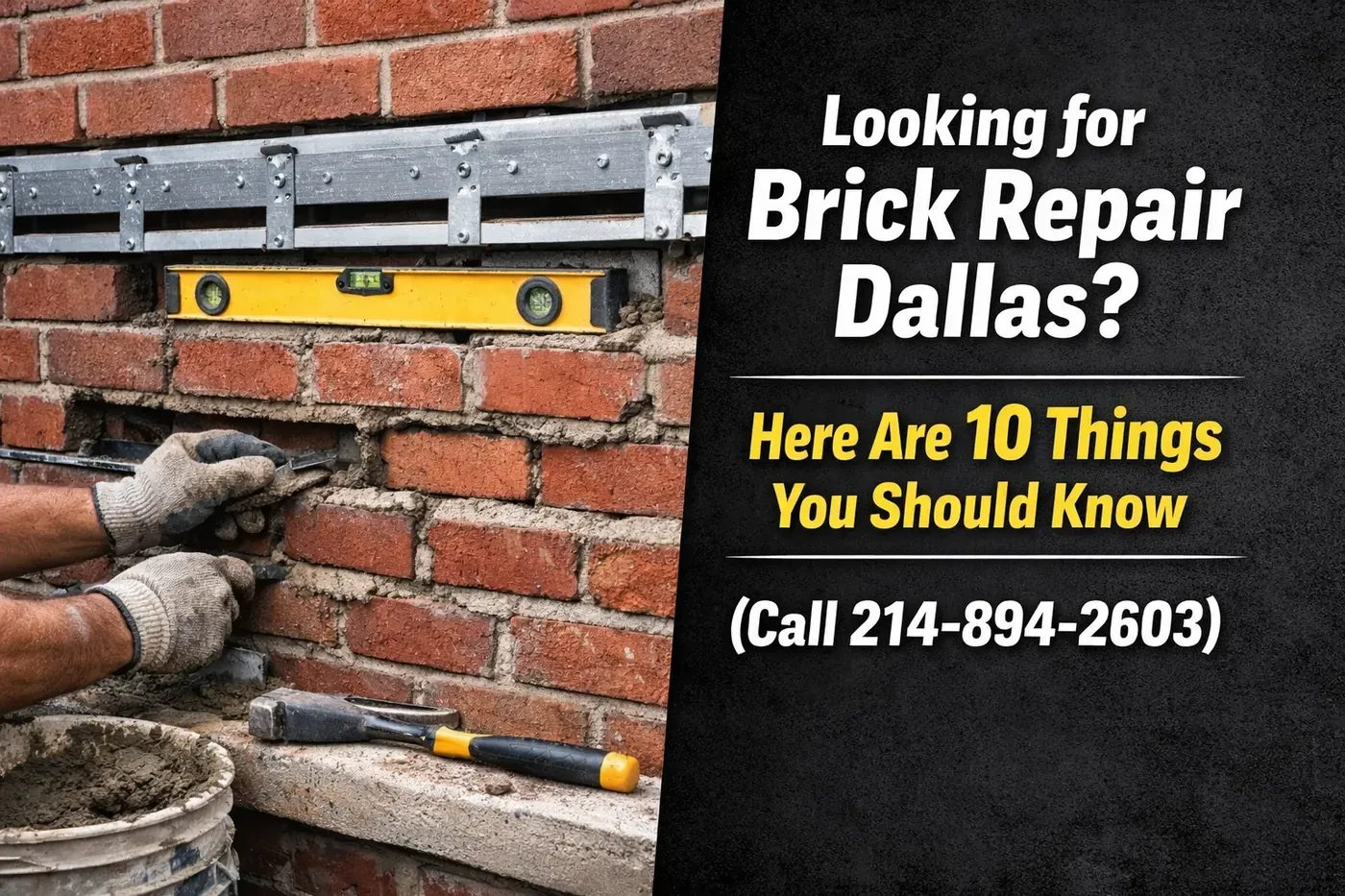 Brick repair in Texas by Champion Brick Repair
