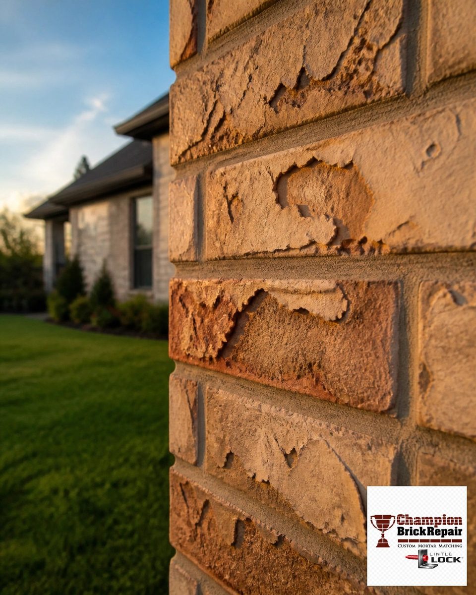 Brick Spalling Detail — Champion Brick Repair