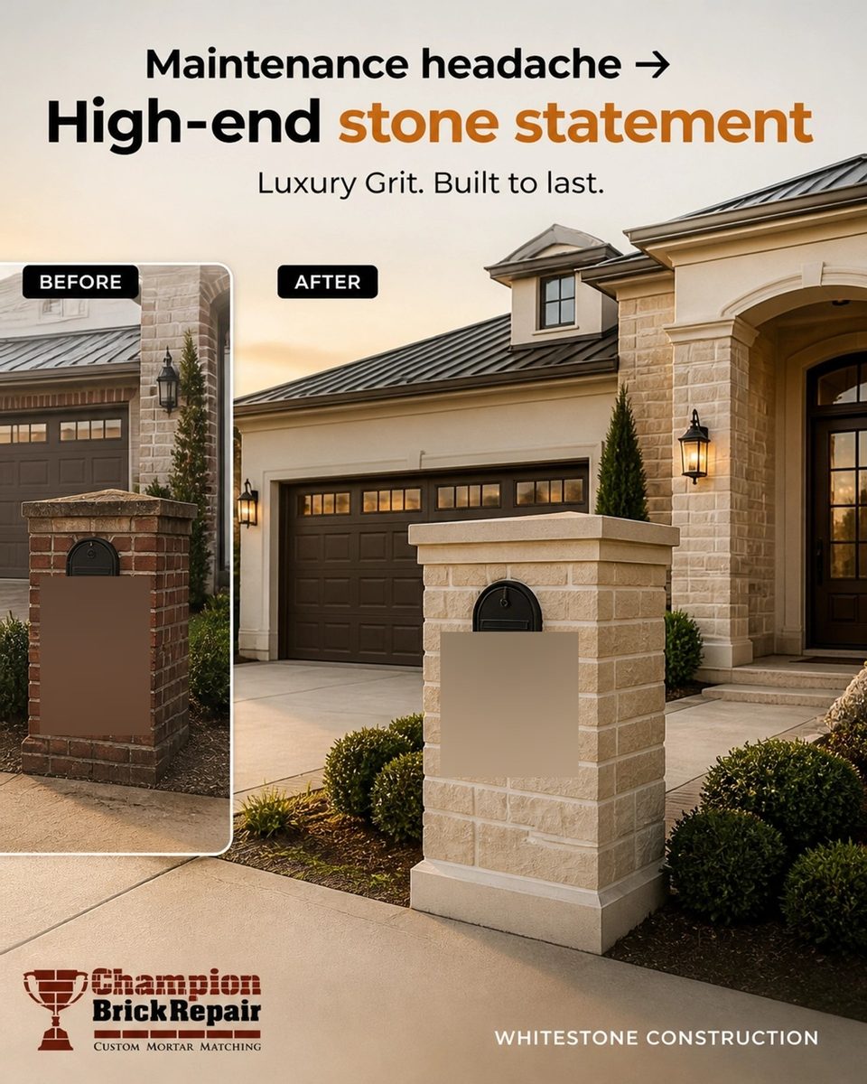Brick Mailbox — Champion Brick Repair