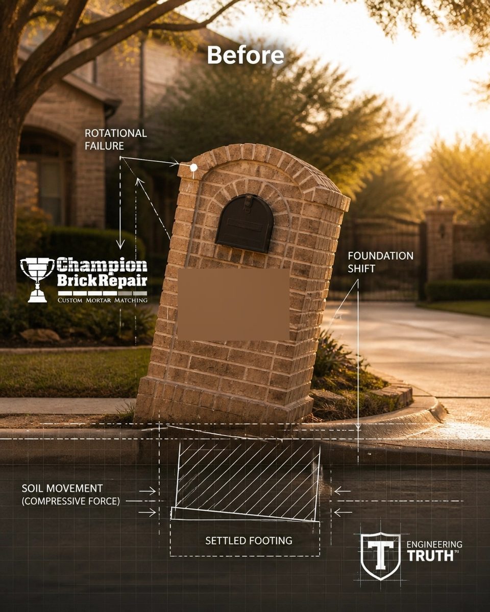 Brick Mailbox — Champion Brick Repair