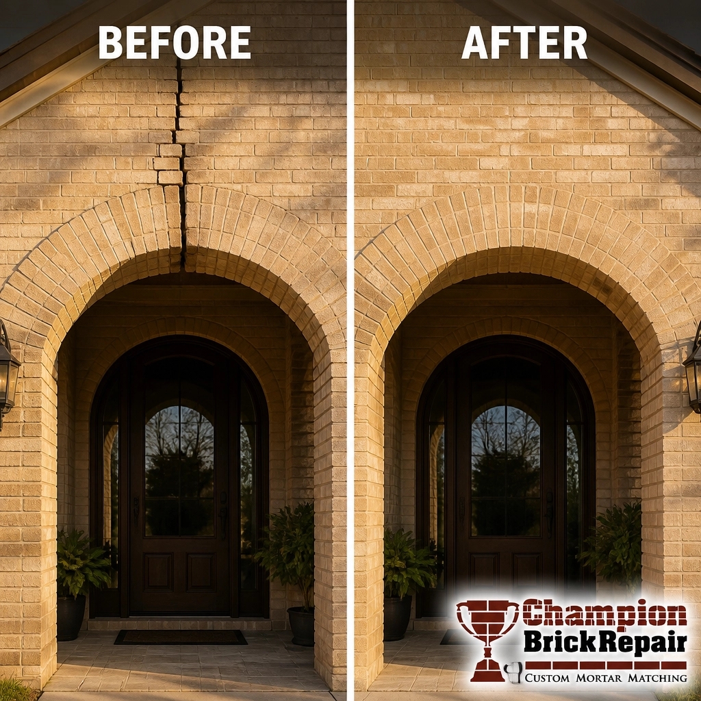Archway Crack — Champion Brick Repair