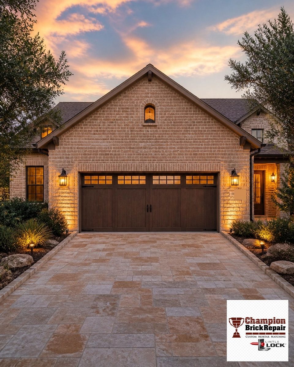 Garage Facade — Champion Brick Repair