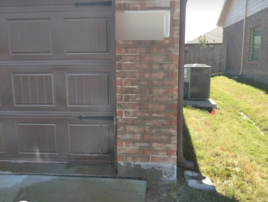 After — Column Restored — Champion Brick Repair