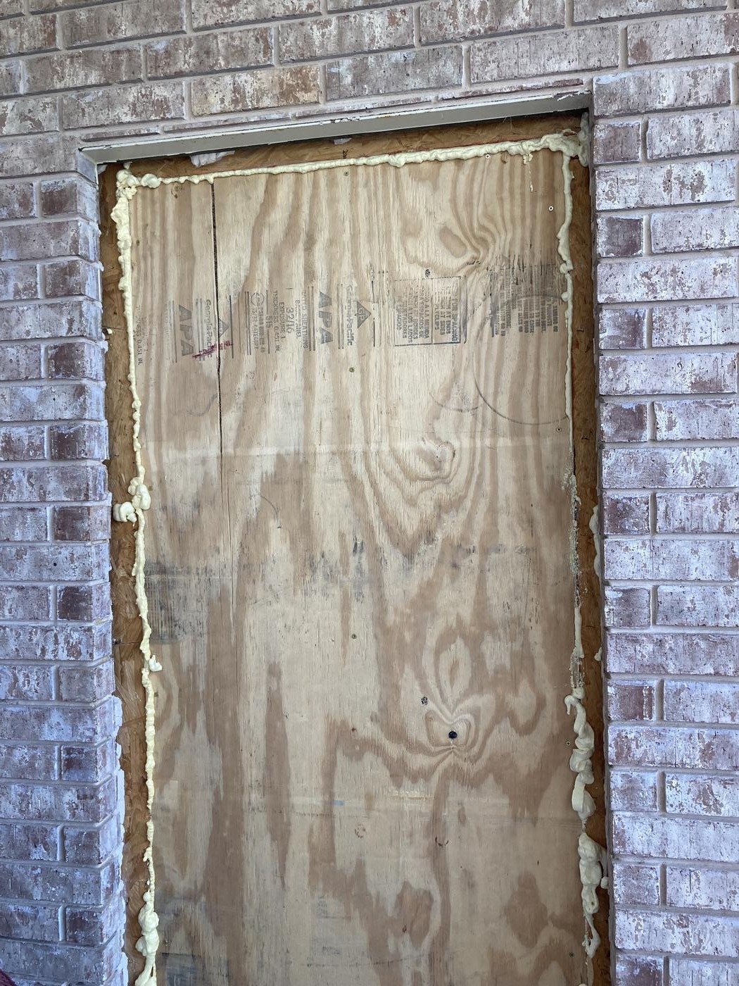Brick Door Opening Dallas